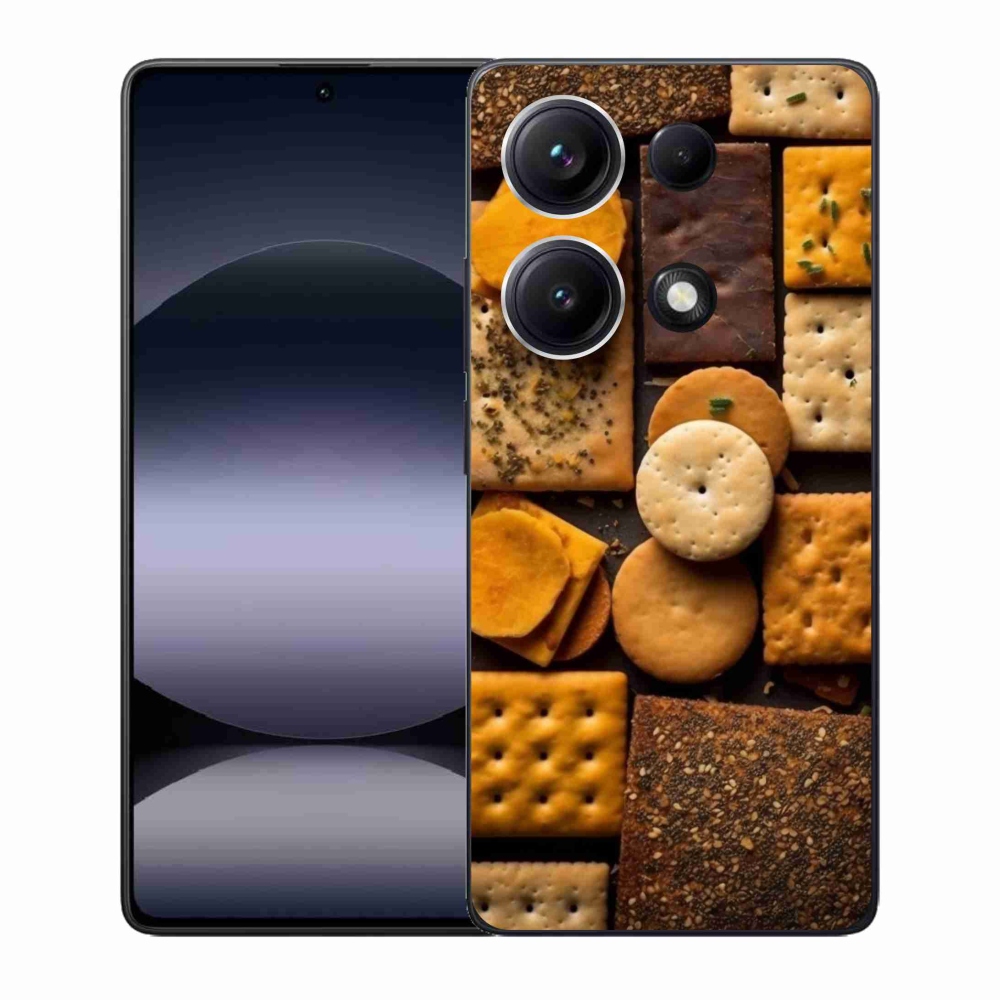 Gelový kryt mmCase na Xiaomi Redmi Note 14S - sušenky