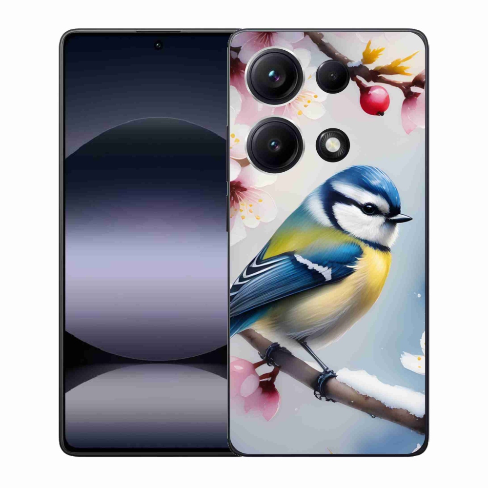 Gelový kryt mmCase na Xiaomi Redmi Note 14S - sýkorka