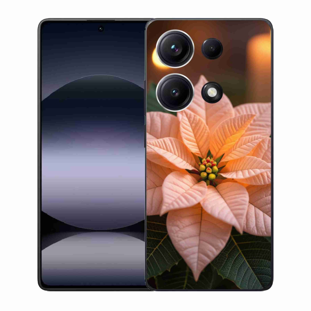 Gelový kryt mmCase na Xiaomi Redmi Note 14S - vánoční hvězda