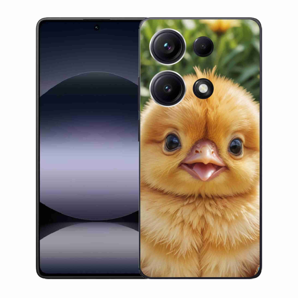 Gelový kryt mmCase na Xiaomi Redmi Note 14S - veselé kuřátko