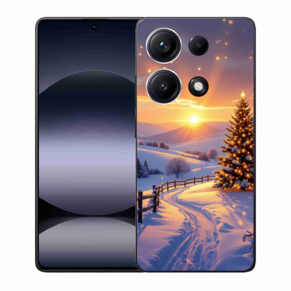 Gelový kryt mmCase na Xiaomi Redmi Note 14S - zimní krajina