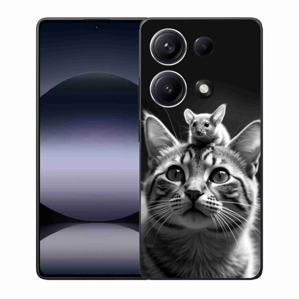 Gelový kryt mmCase na Xiaomi Redmi Note 14S - zvířecí přátelství 2