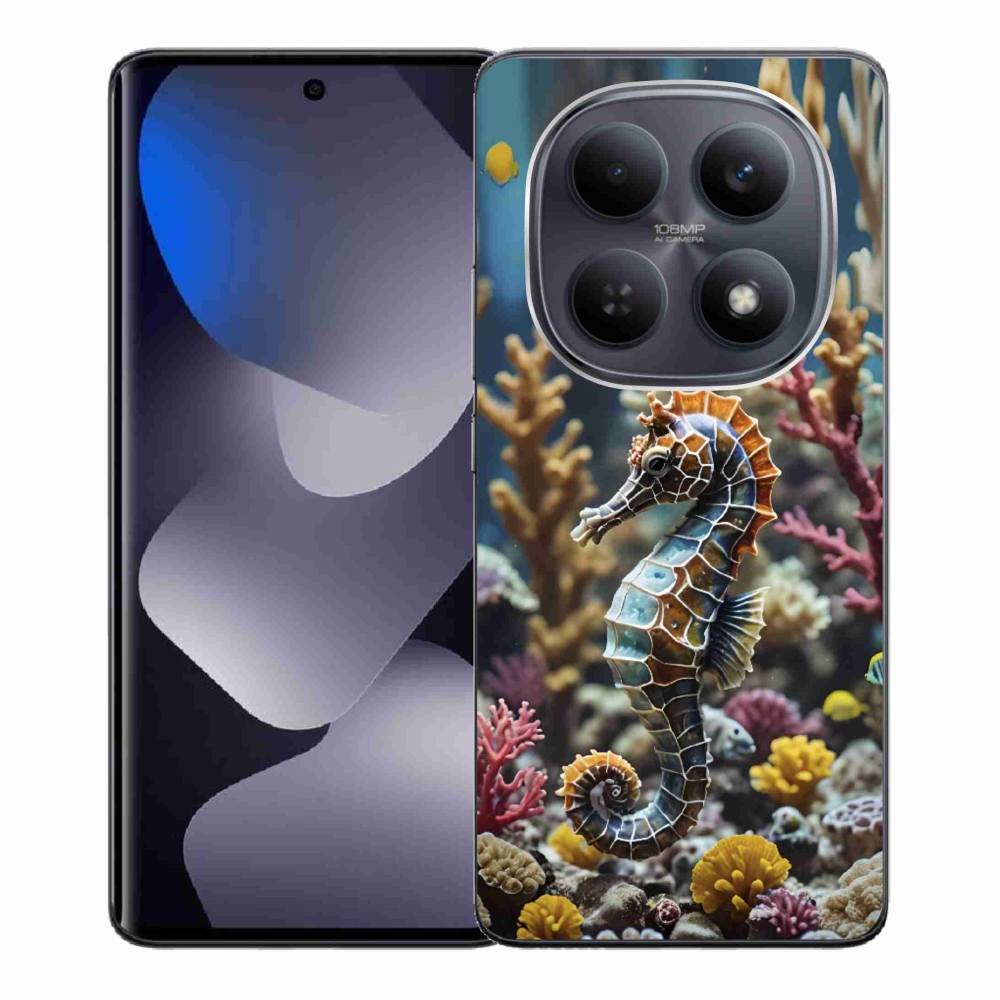 Gelový kryt mmCase na Xiaomi Redmi Note 15 4G/5G/Poco M8 5G - mořský koník 2