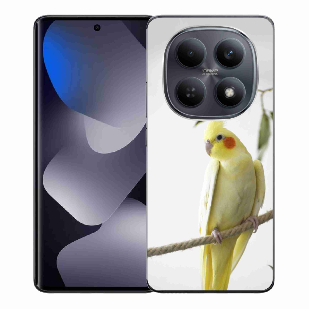 Gelový kryt mmCase na Xiaomi Redmi Note 15 4G/5G/Poco M8 5G - papoušek korela chocholatá