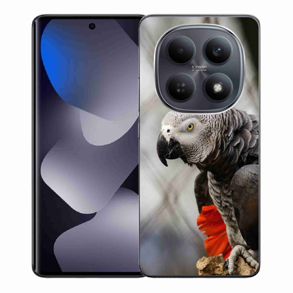 Gelový kryt mmCase na Xiaomi Redmi Note 15 4G/5G/Poco M8 5G - papoušek žako 3