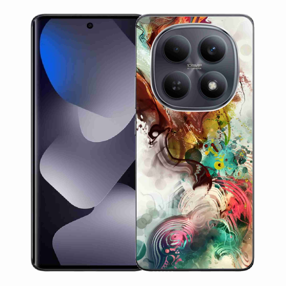Gelový kryt mmCase na Xiaomi Redmi Note 15 4G - abstrakt 1