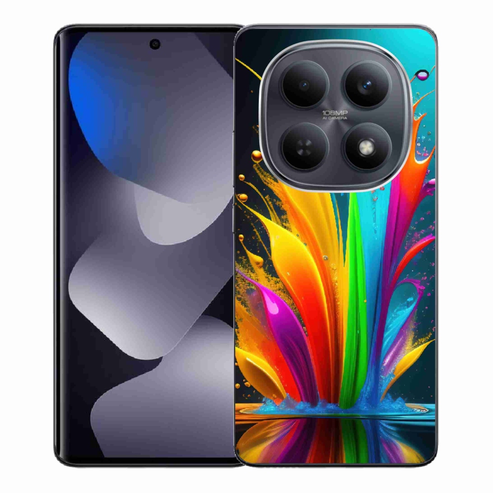Gelový kryt mmCase na Xiaomi Redmi Note 15 4G - abstraktní motiv 1