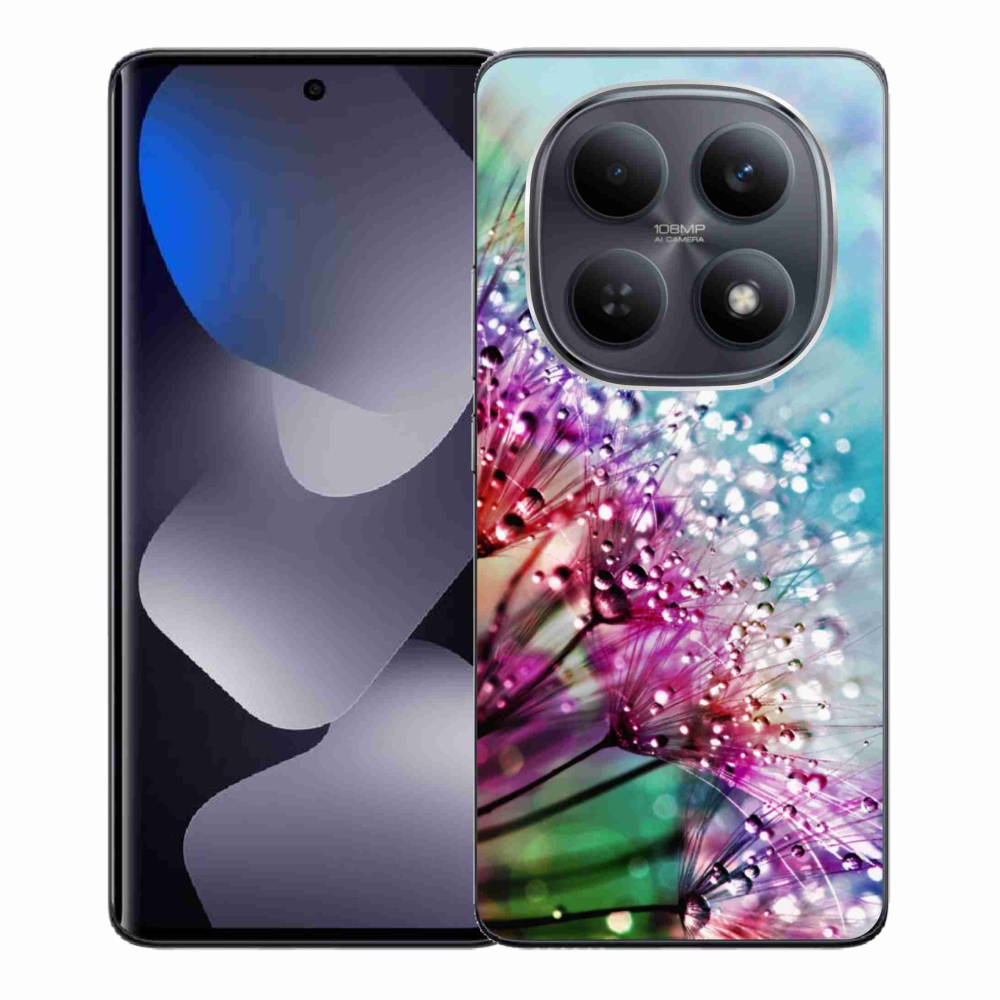 Gelový kryt mmCase na Xiaomi Redmi Note 15 4G - barevné květy