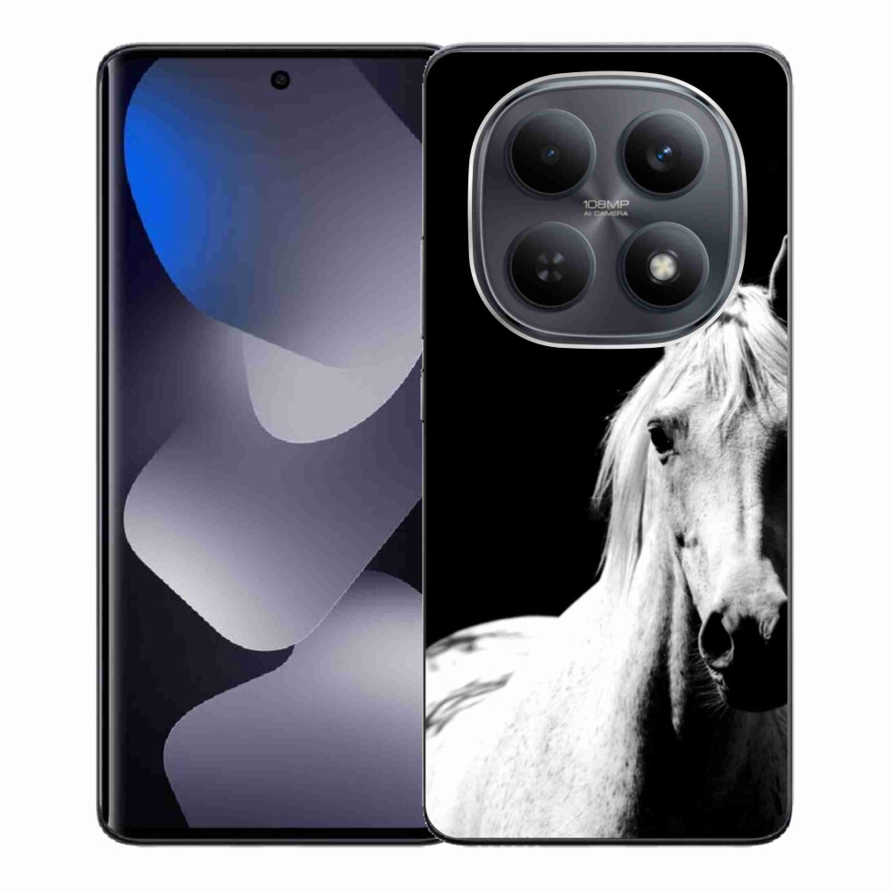 Gelový kryt mmCase na Xiaomi Redmi Note 15 4G - bílý kůň 5
