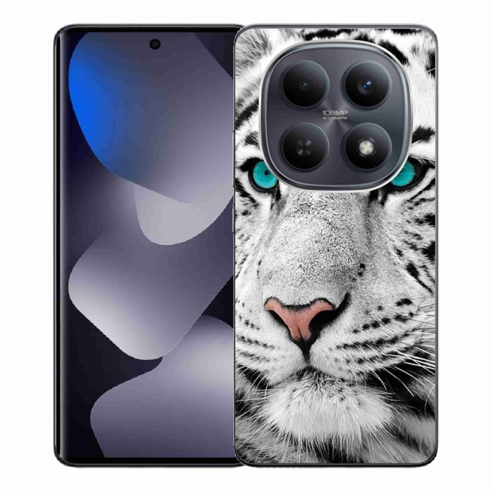 Gelový kryt mmCase na Xiaomi Redmi Note 15 4G - bílý tygr