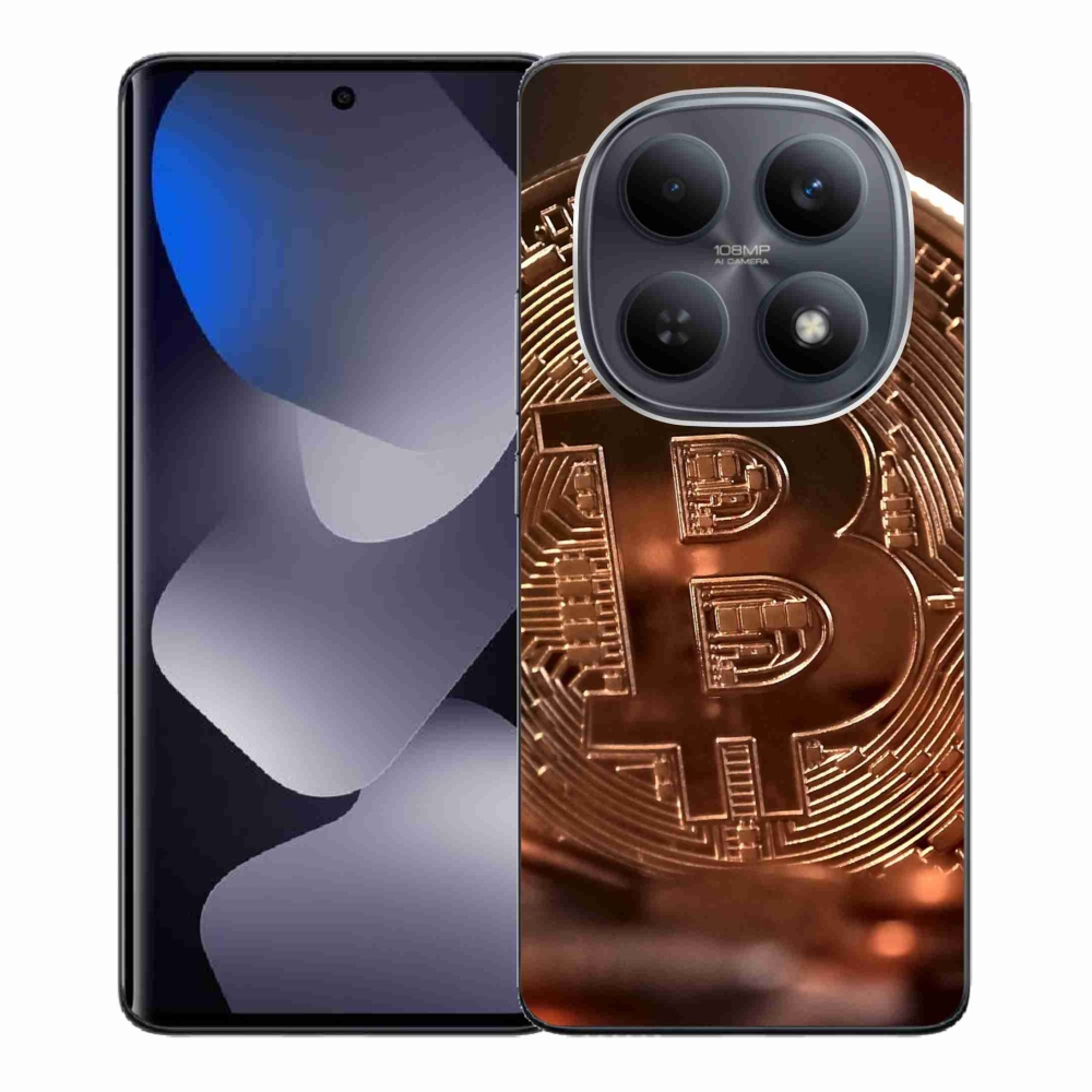 Gelový kryt mmCase na Xiaomi Redmi Note 15 4G - bitcoin
