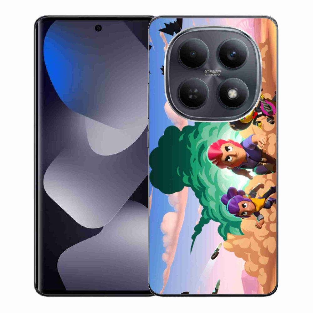 Gelový kryt mmCase na Xiaomi Redmi Note 15 4G - brawl stars