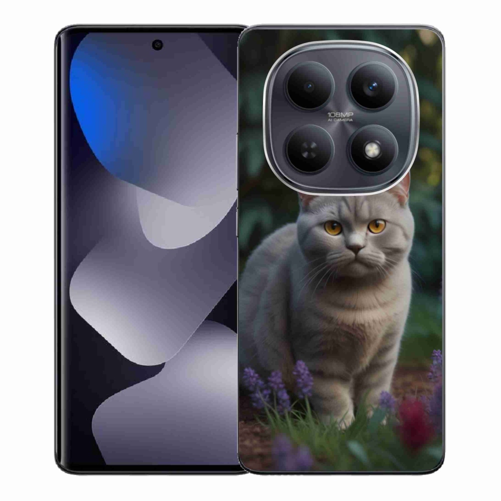 Gelový kryt mmCase na Xiaomi Redmi Note 15 4G - britská kočka