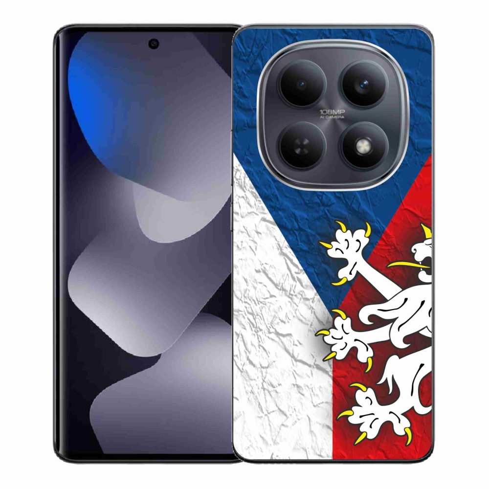 Gelový kryt mmCase na Xiaomi Redmi Note 15 4G - česká vlajka 1