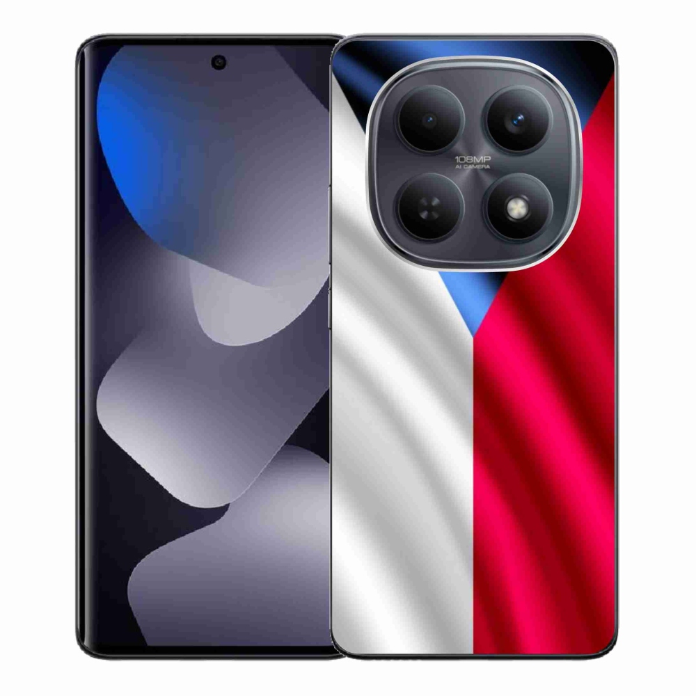 Gelový kryt mmCase na Xiaomi Redmi Note 15 4G - česká vlajka