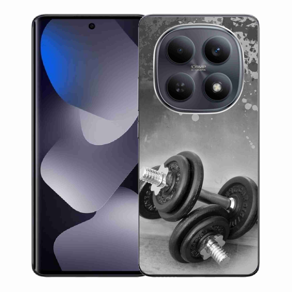 Gelový kryt mmCase na Xiaomi Redmi Note 15 4G - činky 1