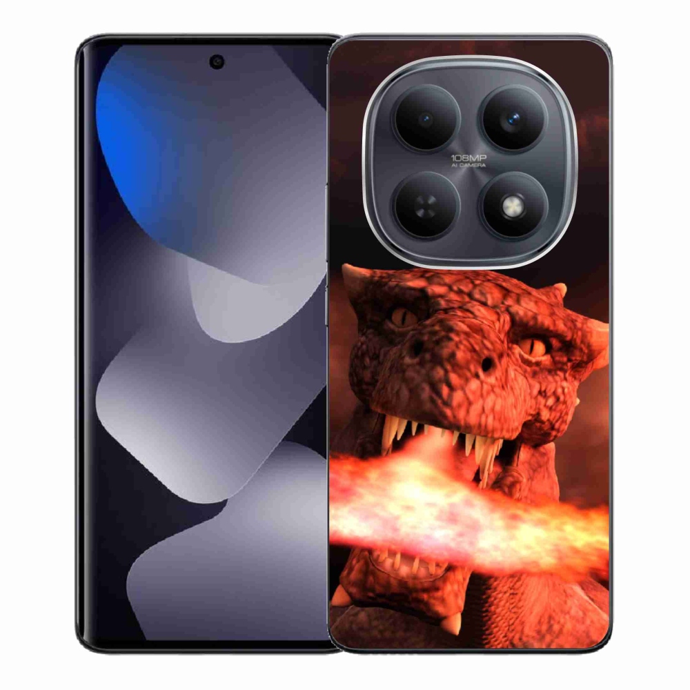Gelový kryt mmCase na Xiaomi Redmi Note 15 4G - drak