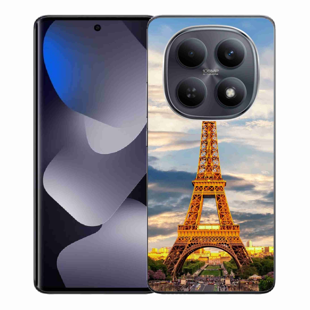 Gelový kryt mmCase na Xiaomi Redmi Note 15 4G - eiffelova věž 3