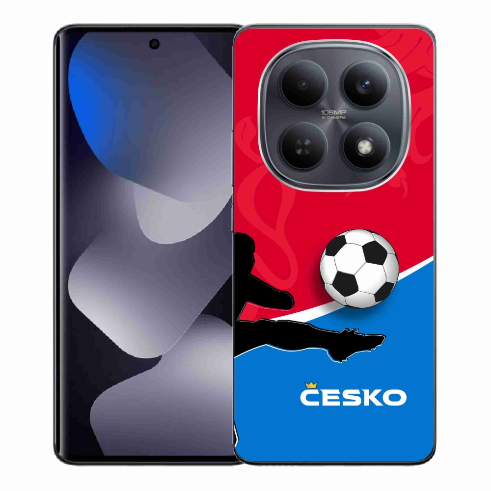 Gelový kryt mmCase na Xiaomi Redmi Note 15 4G - fotbal Česko 2