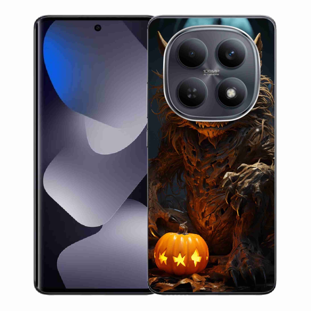 Gelový kryt mmCase na Xiaomi Redmi Note 15 4G - halloweenská příšera