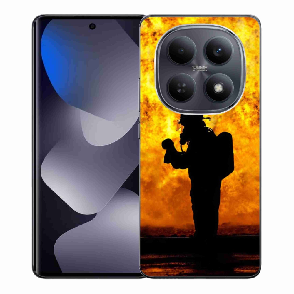 Gelový kryt mmCase na Xiaomi Redmi Note 15 4G - hasič