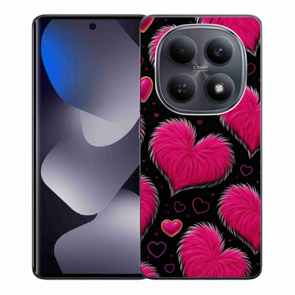 Gelový kryt mmCase na Xiaomi Redmi Note 15 4G - hebká srdce
