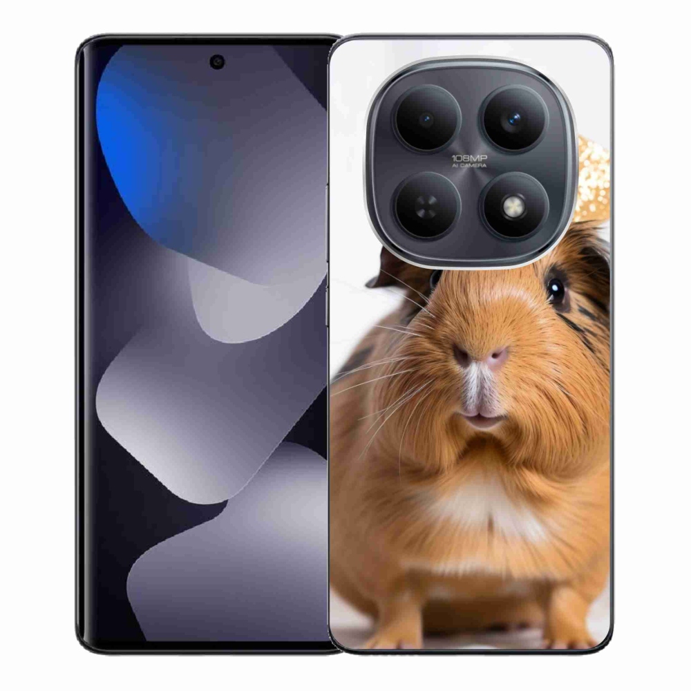 Gelový kryt mmCase na Xiaomi Redmi Note 15 4G - hnědé morče