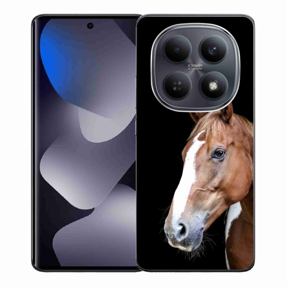 Gelový kryt mmCase na Xiaomi Redmi Note 15 4G - hnědý kůň 3