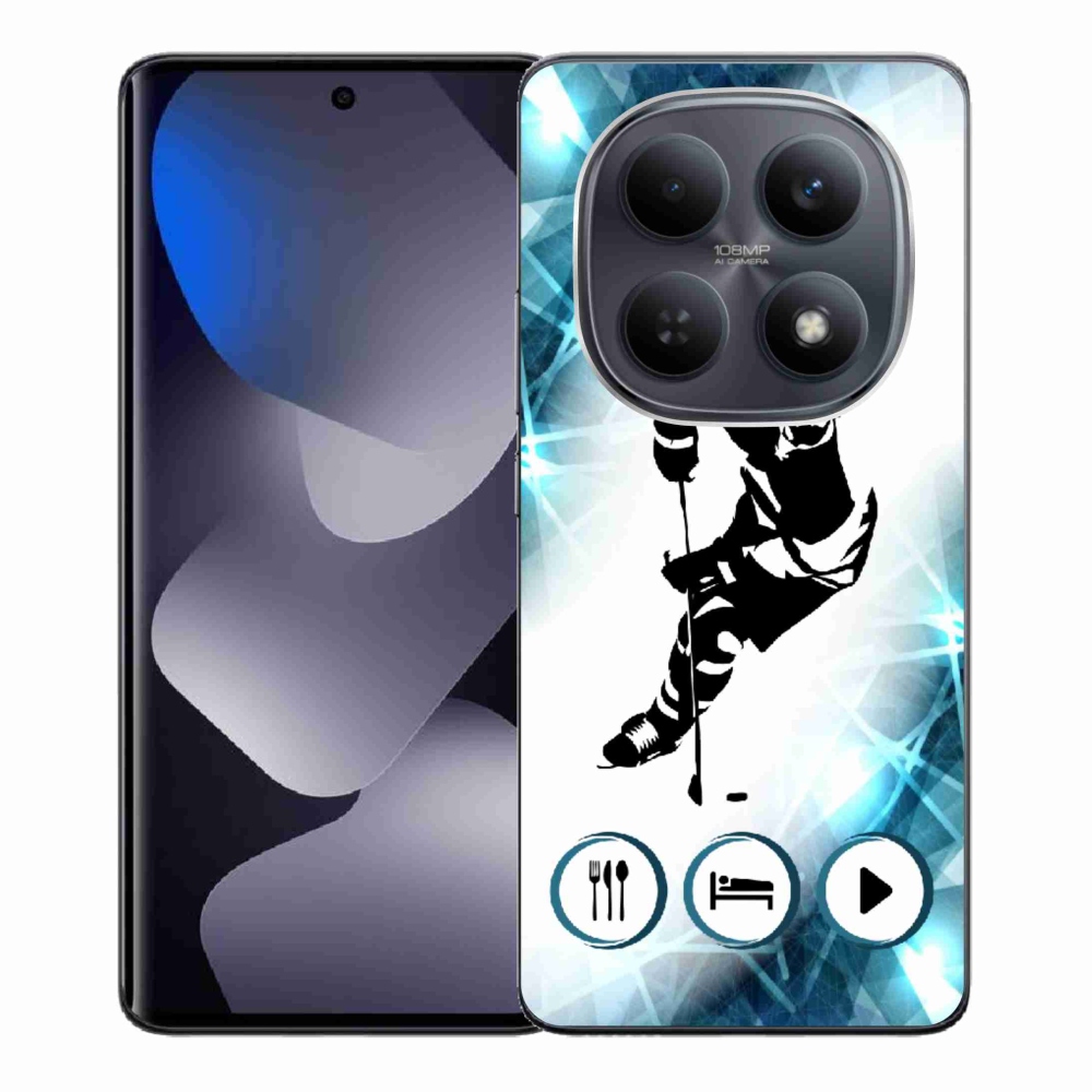 Gelový kryt mmCase na Xiaomi Redmi Note 15 4G - hokej 1