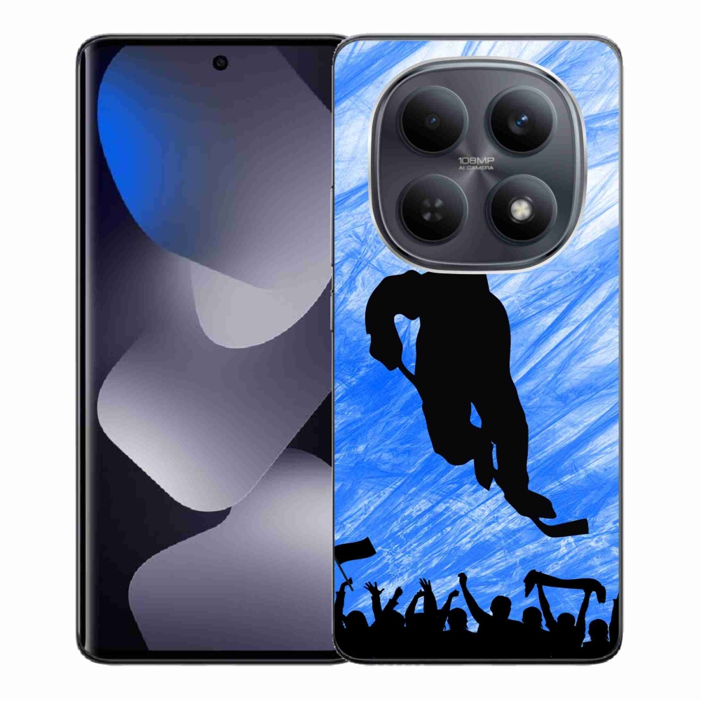 Gelový kryt mmCase na Xiaomi Redmi Note 15 4G - hokejový hráč