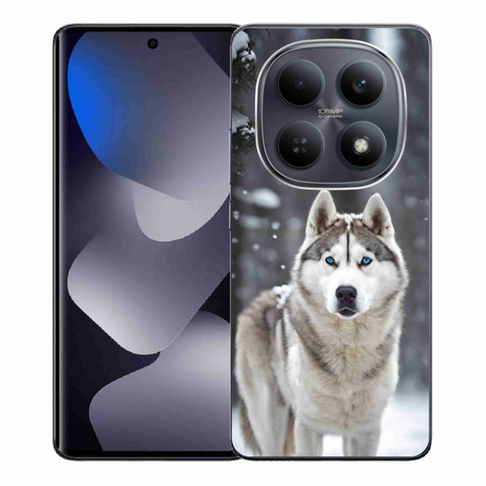 Gelový kryt mmCase na Xiaomi Redmi Note 15 4G - husky 2
