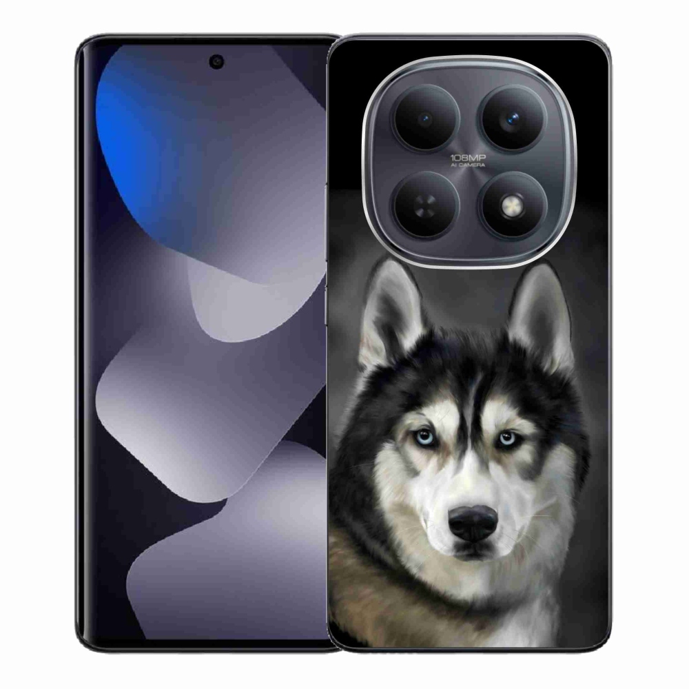 Gelový kryt mmCase na Xiaomi Redmi Note 15 4G - husky