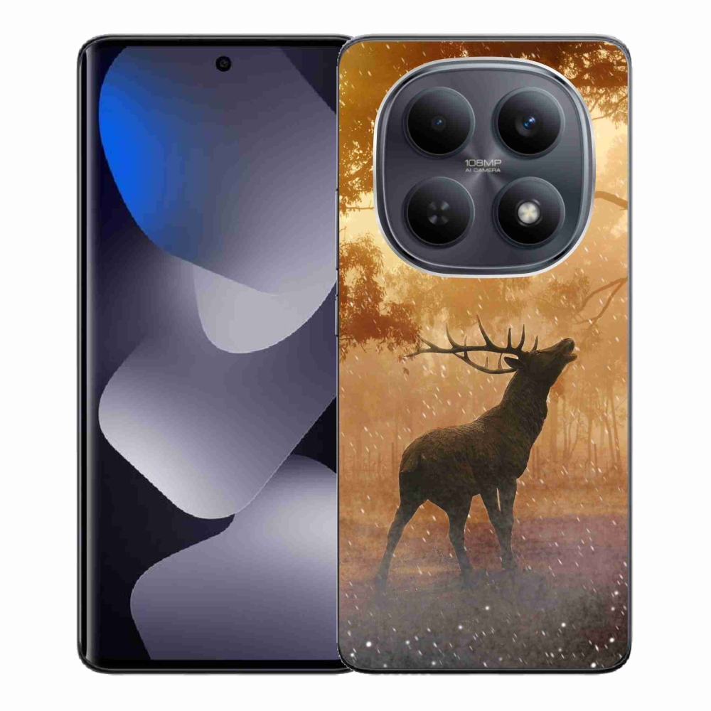 Gelový kryt mmCase na Xiaomi Redmi Note 15 4G - jelen v říji