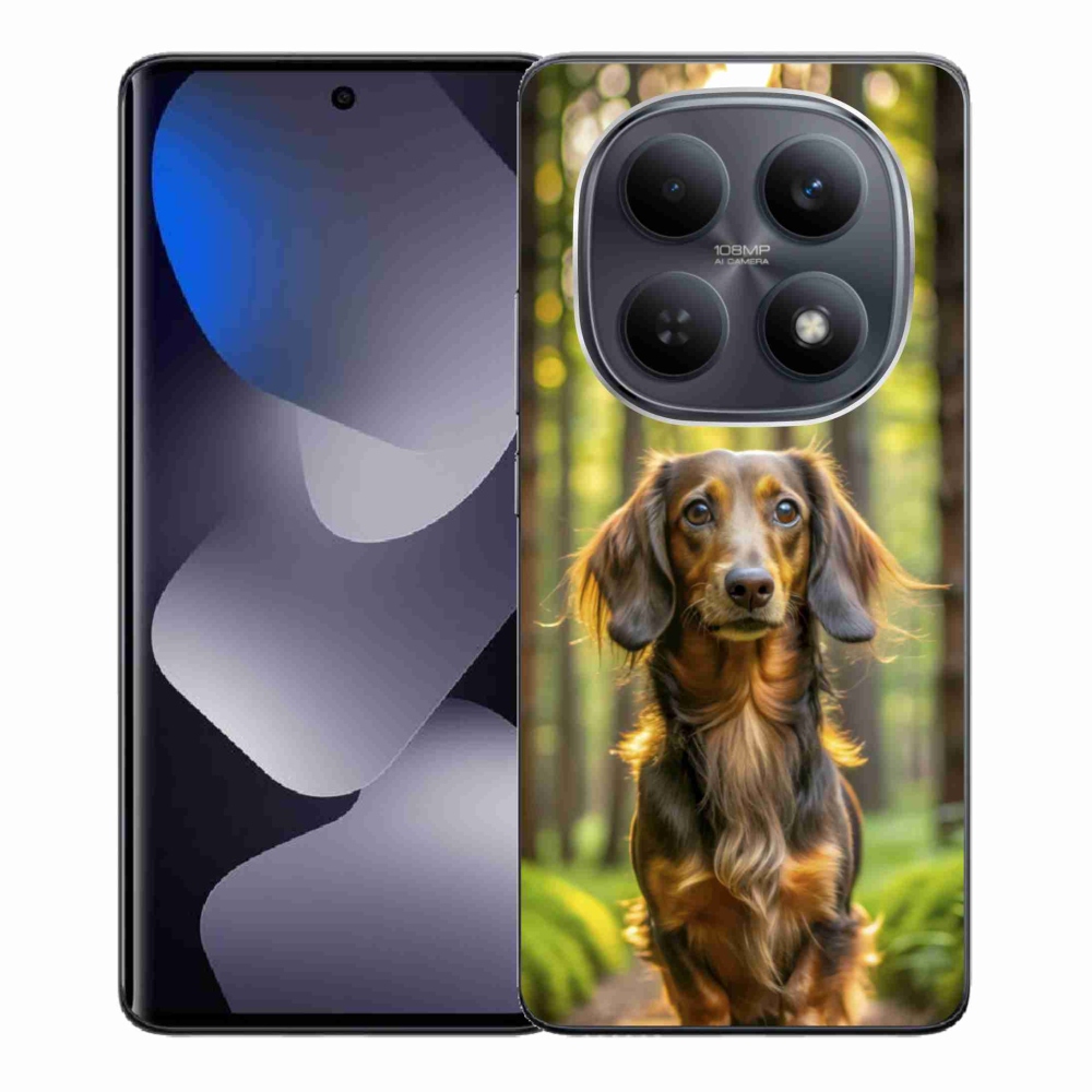 Gelový kryt mmCase na Xiaomi Redmi Note 15 4G - jezevčík 4