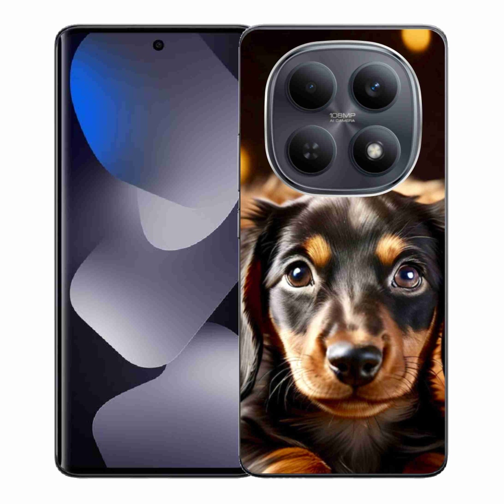 Gelový kryt mmCase na Xiaomi Redmi Note 15 4G - jezevčík