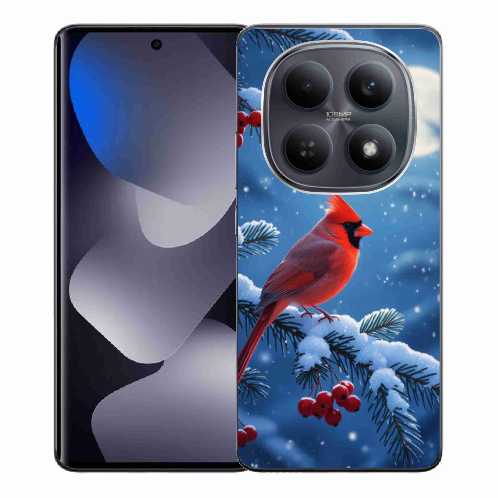 Gelový kryt mmCase na Xiaomi Redmi Note 15 4G - kardinál červený