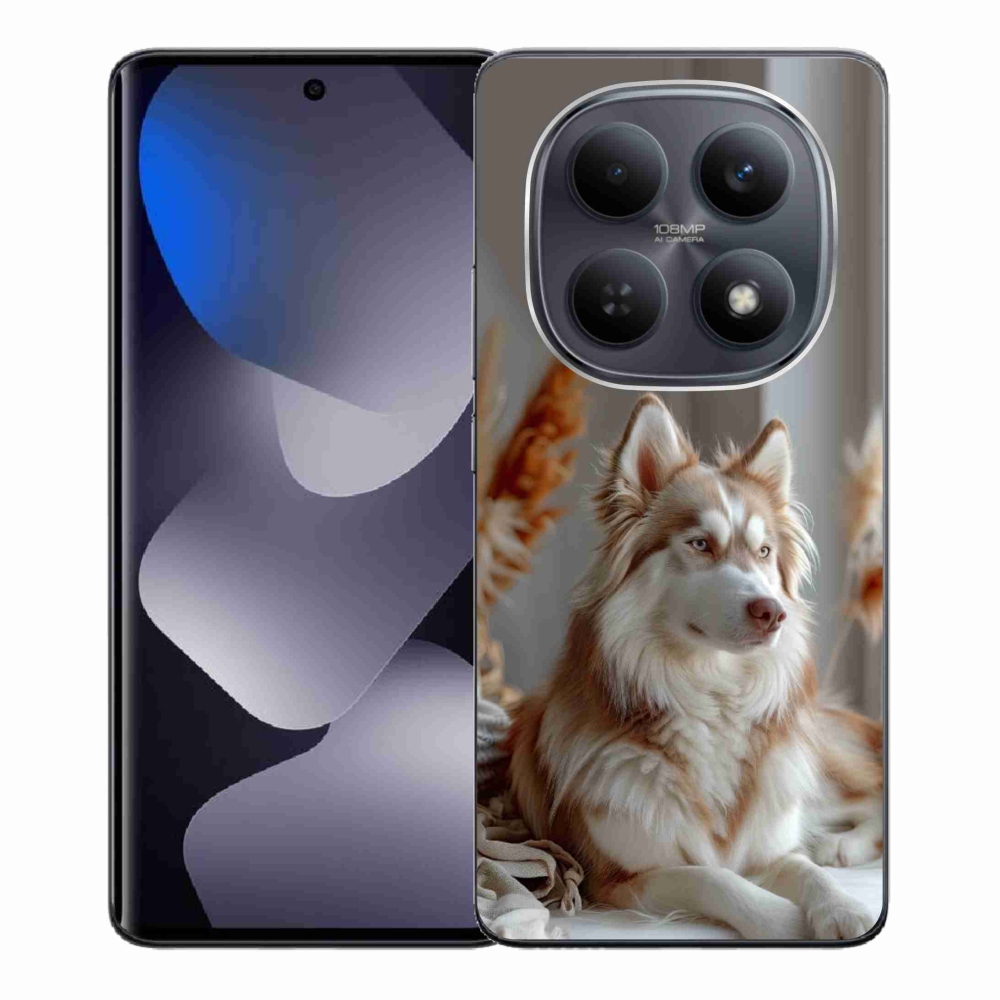 Gelový kryt mmCase na Xiaomi Redmi Note 15 4G - klidný sibiřský husky