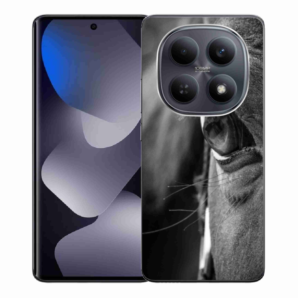 Gelový kryt mmCase na Xiaomi Redmi Note 15 4G - koňský pohled