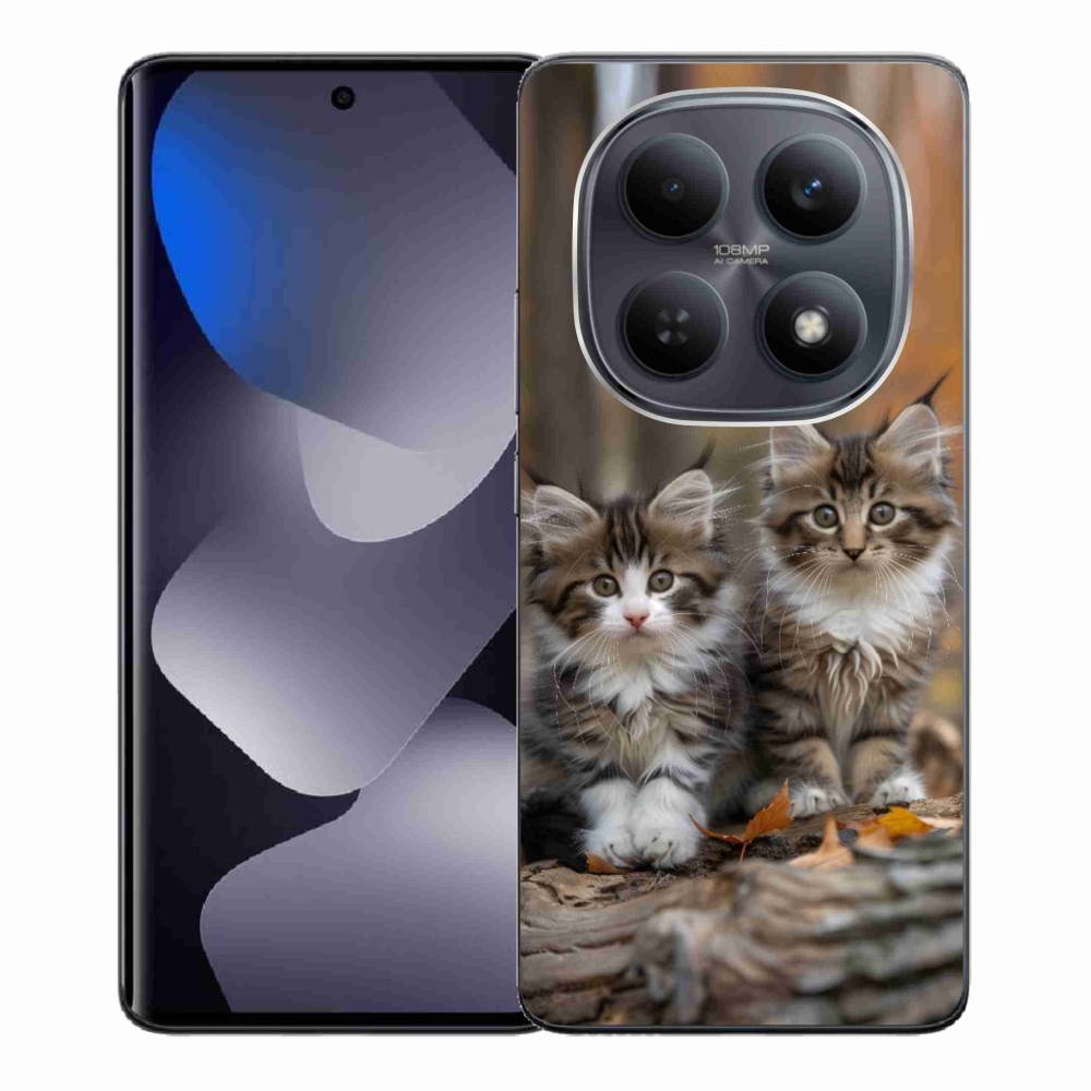 Gelový kryt mmCase na Xiaomi Redmi Note 15 4G - kočičí duo 3
