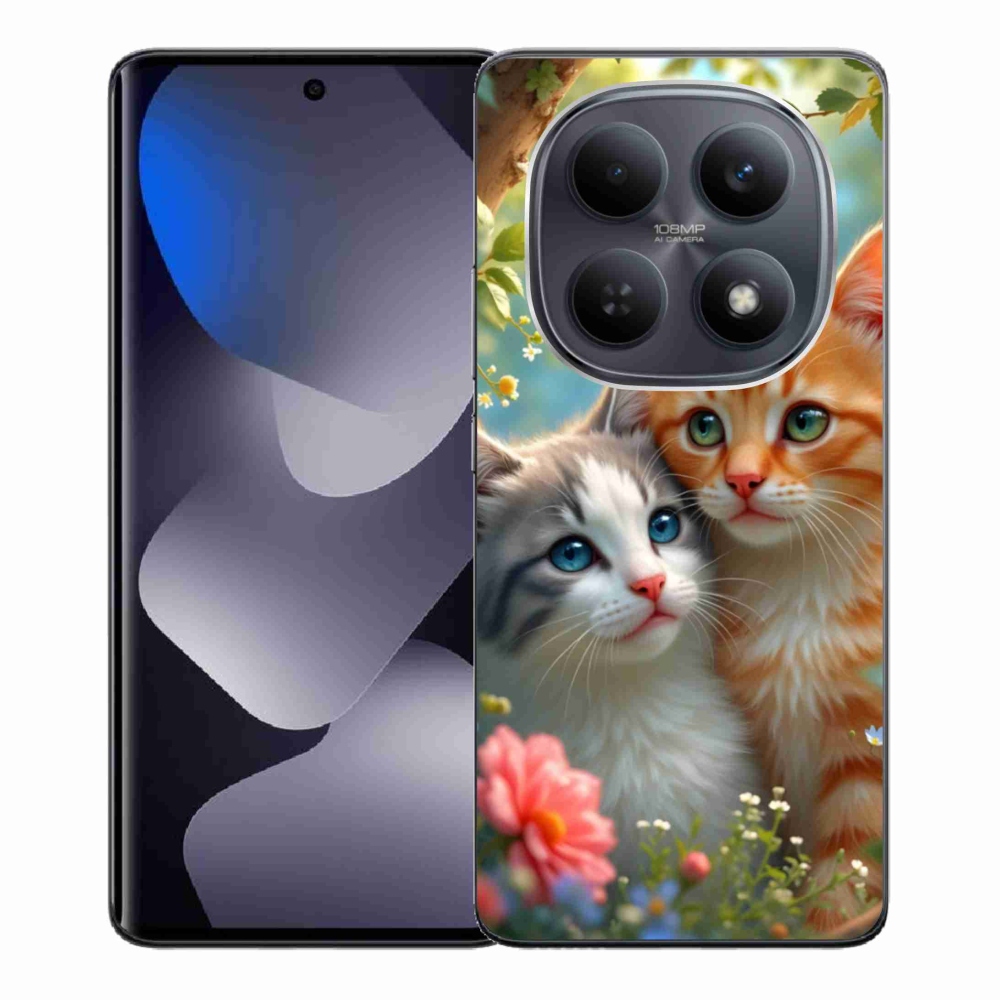 Gelový kryt mmCase na Xiaomi Redmi Note 15 4G - kočičí láska 2