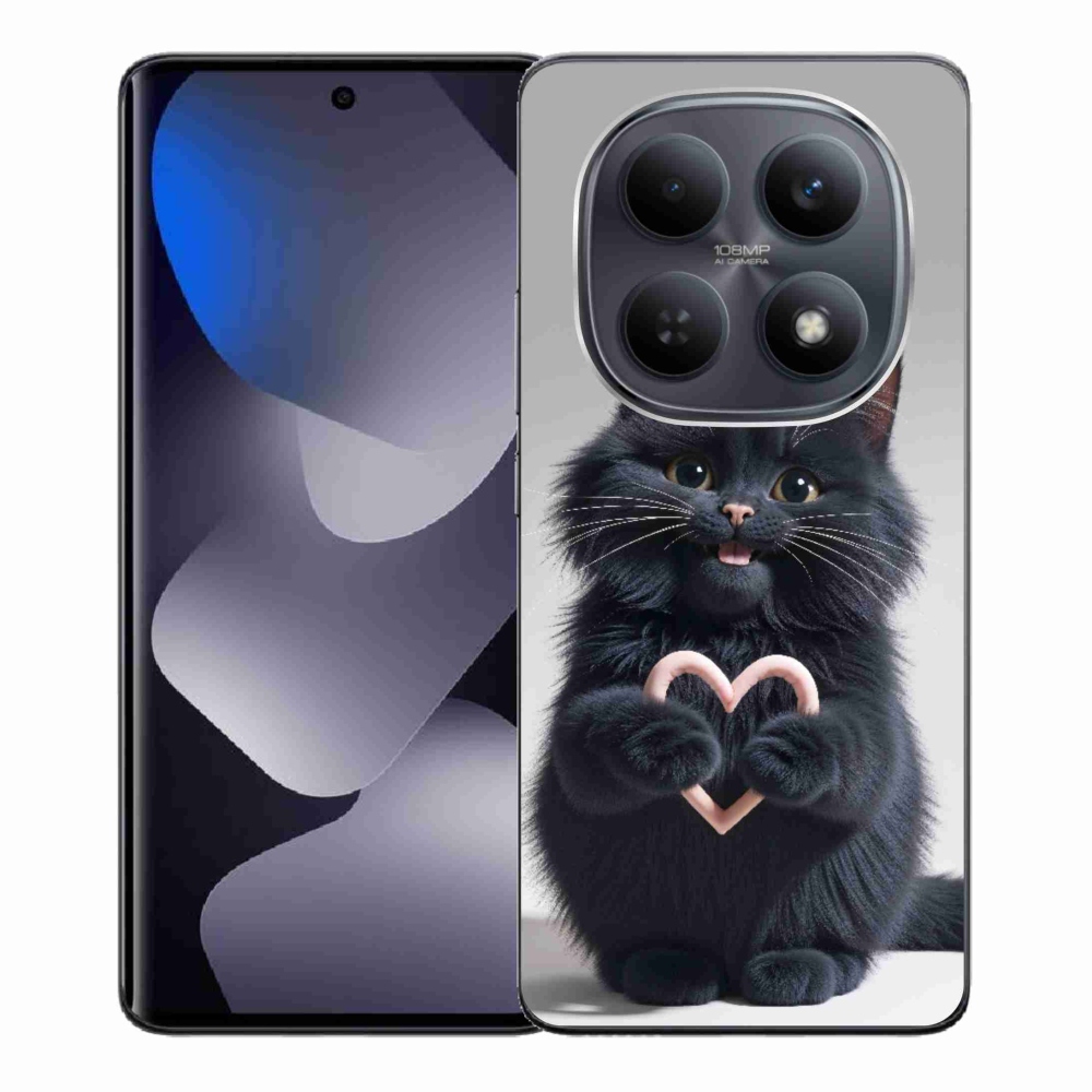 Gelový kryt mmCase na Xiaomi Redmi Note 15 4G - kočičí láska 3