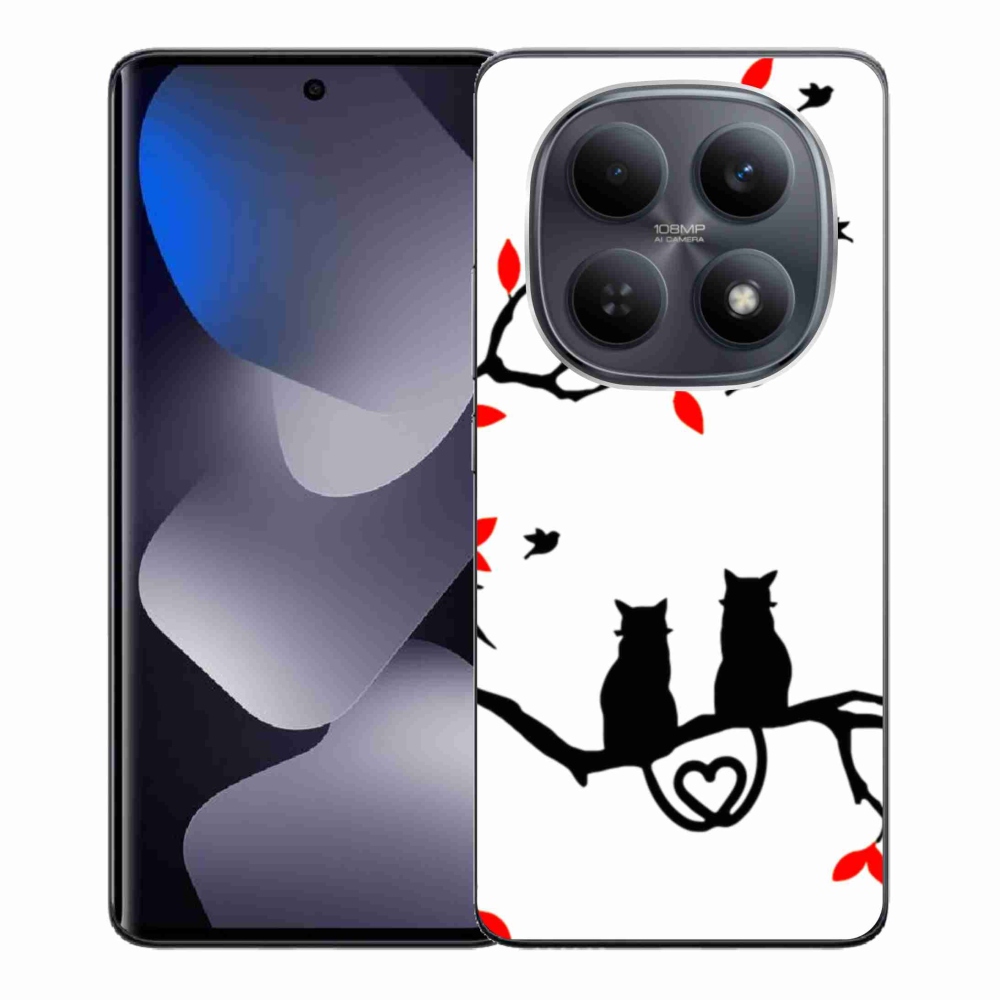 Gelový kryt mmCase na Xiaomi Redmi Note 15 4G - kočičí láska