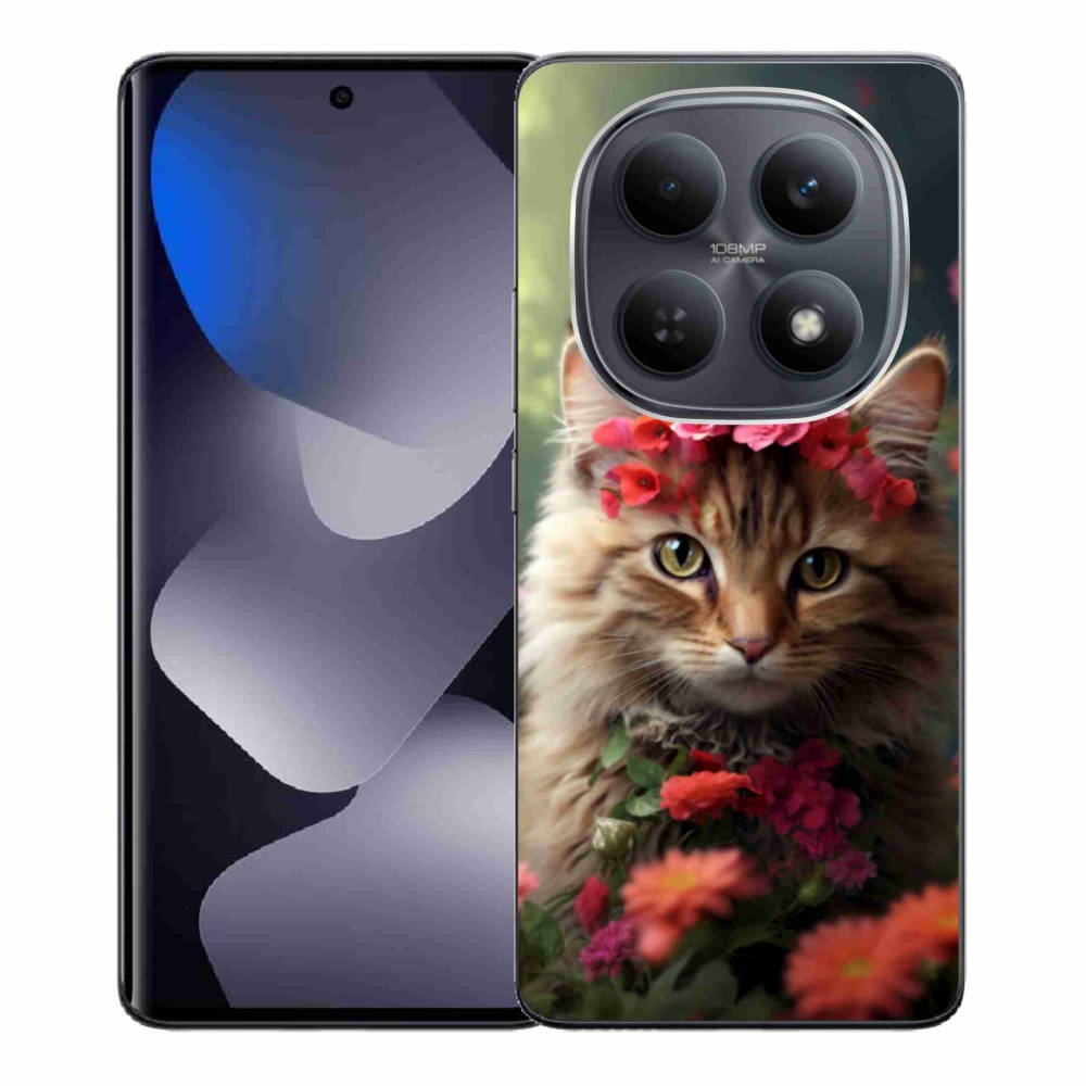Gelový kryt mmCase na Xiaomi Redmi Note 15 4G - kočíčí princezna