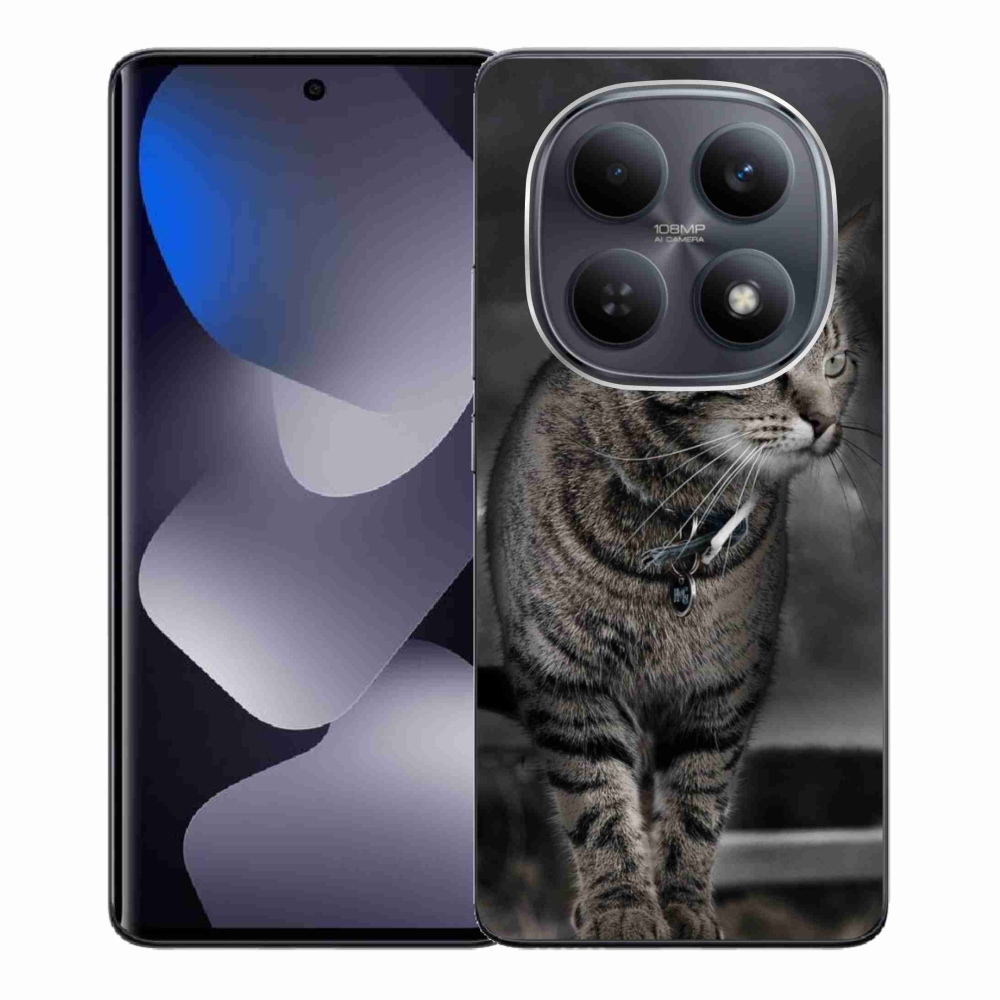 Gelový kryt mmCase na Xiaomi Redmi Note 15 4G - kočka