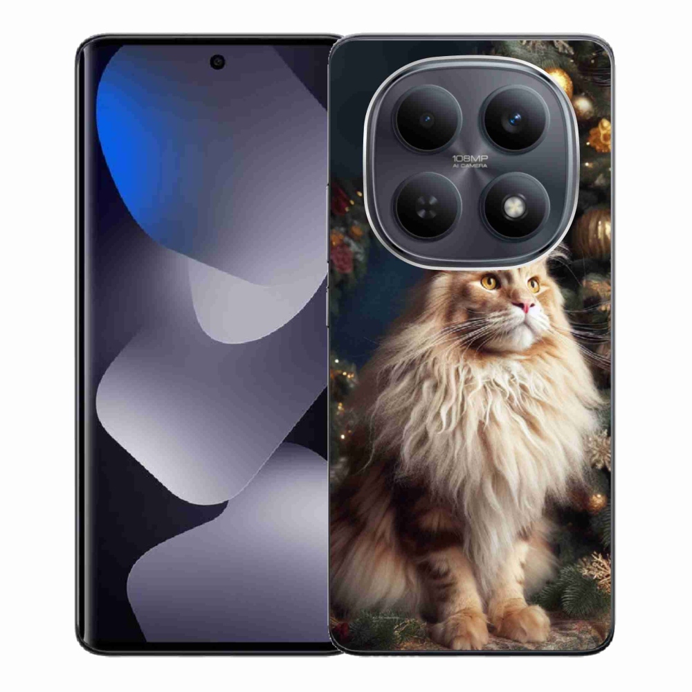 Gelový kryt mmCase na Xiaomi Redmi Note 15 4G - kočka u stromku