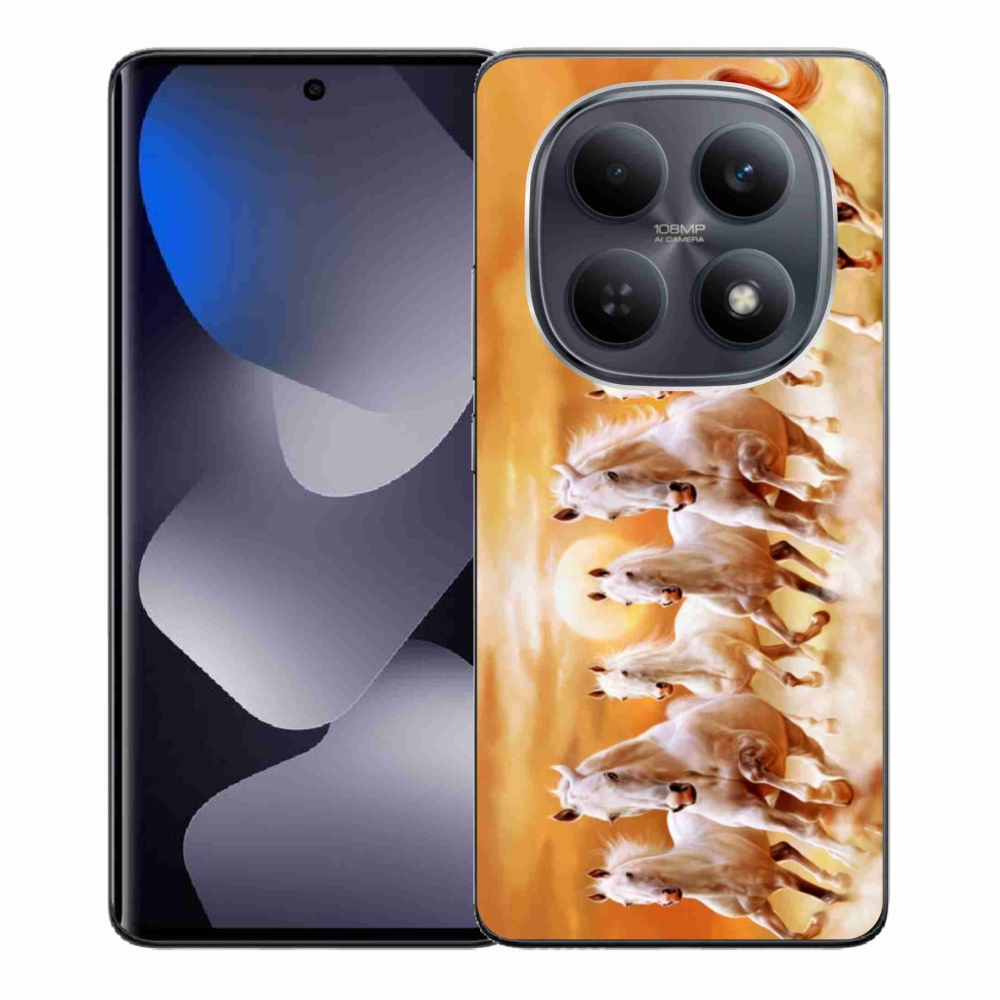 Gelový kryt mmCase na Xiaomi Redmi Note 15 4G - koně 2
