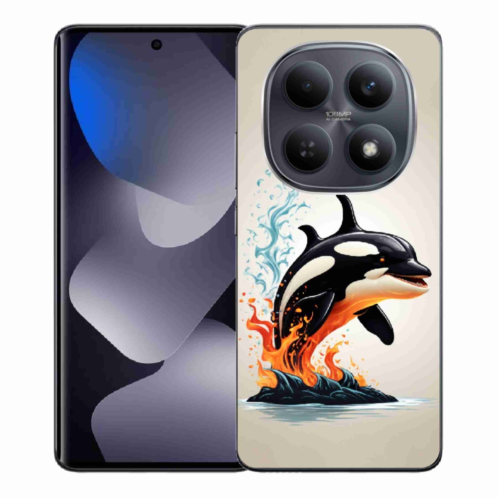 Gelový kryt mmCase na Xiaomi Redmi Note 15 4G - kosatka