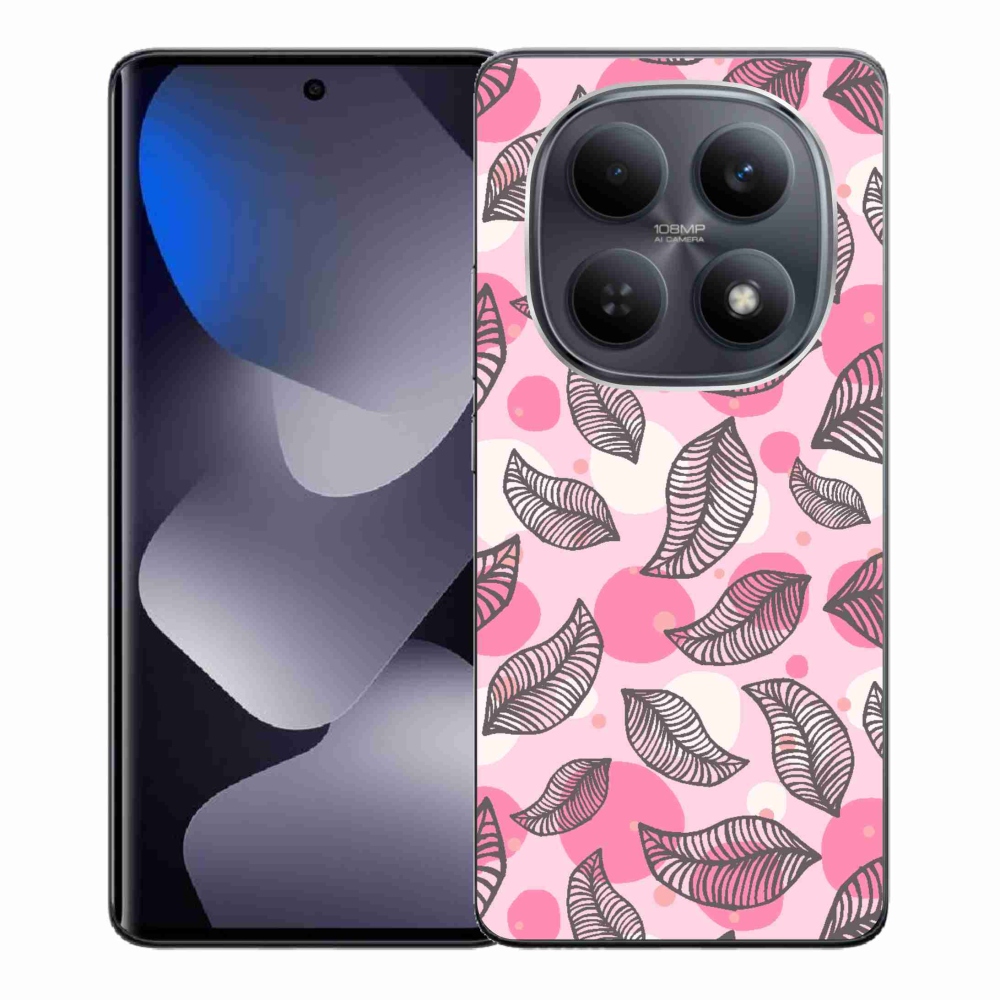 Gelový kryt mmCase na Xiaomi Redmi Note 15 4G - kreslené padající listy