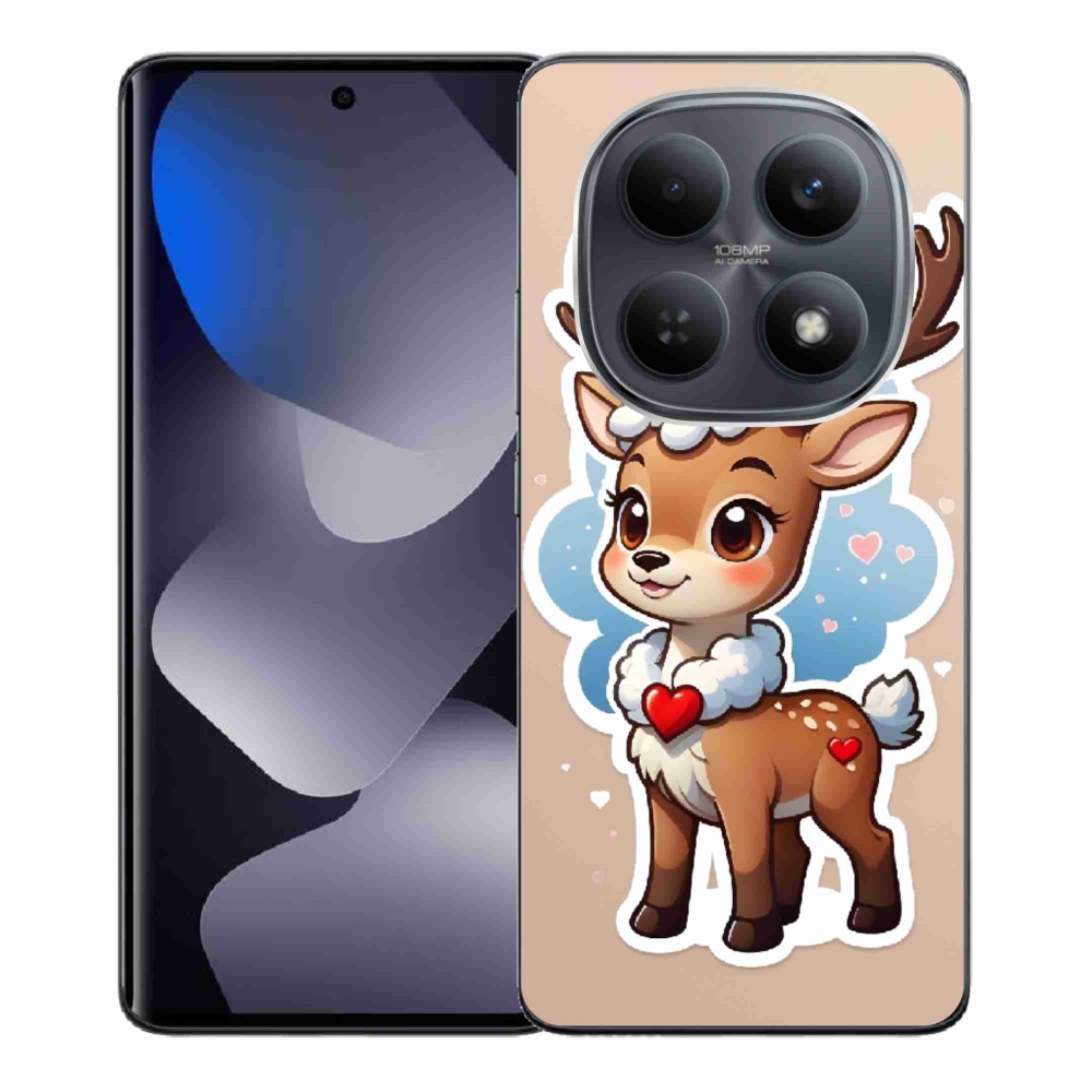 Gelový kryt mmCase na Xiaomi Redmi Note 15 4G - kreslený sob