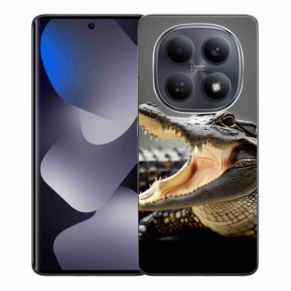 Gelový kryt mmCase na Xiaomi Redmi Note 15 4G - krokodýl